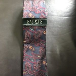 Lauren Ralph Lauren Mens Paisley Silk Tie